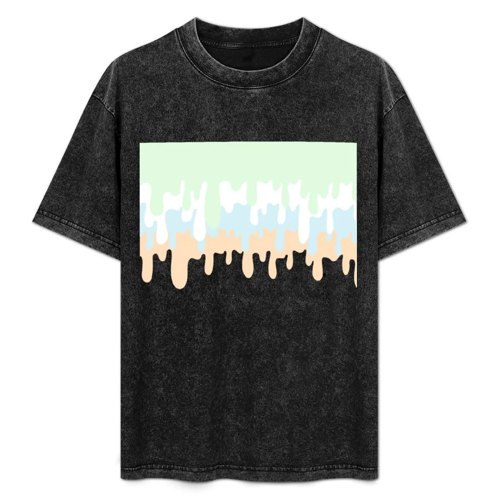 

Sherbet Drip T-Shirt Soft Touch Basic Cotton T-Shirt