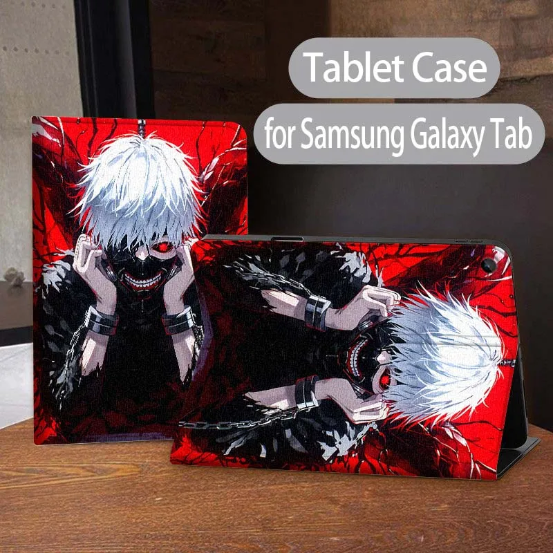 

Cartoon Tokyo Ghoul Comic For Samsung Galaxy Tab A7 A A8 A9 S9 S10 S6 S7 S8 S11 8.7 10.1 10.5 11 10.9 Lite PLus Inch Tablet Case