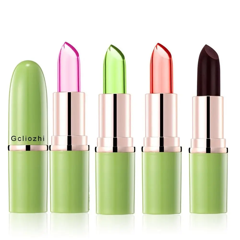 Lápiz labial de Aloe Vera de larga duración, nutritivo cambio de Color de temperatura, hidratante de labios, bálsamo labial mágico, maquillaje de labios, nuevo