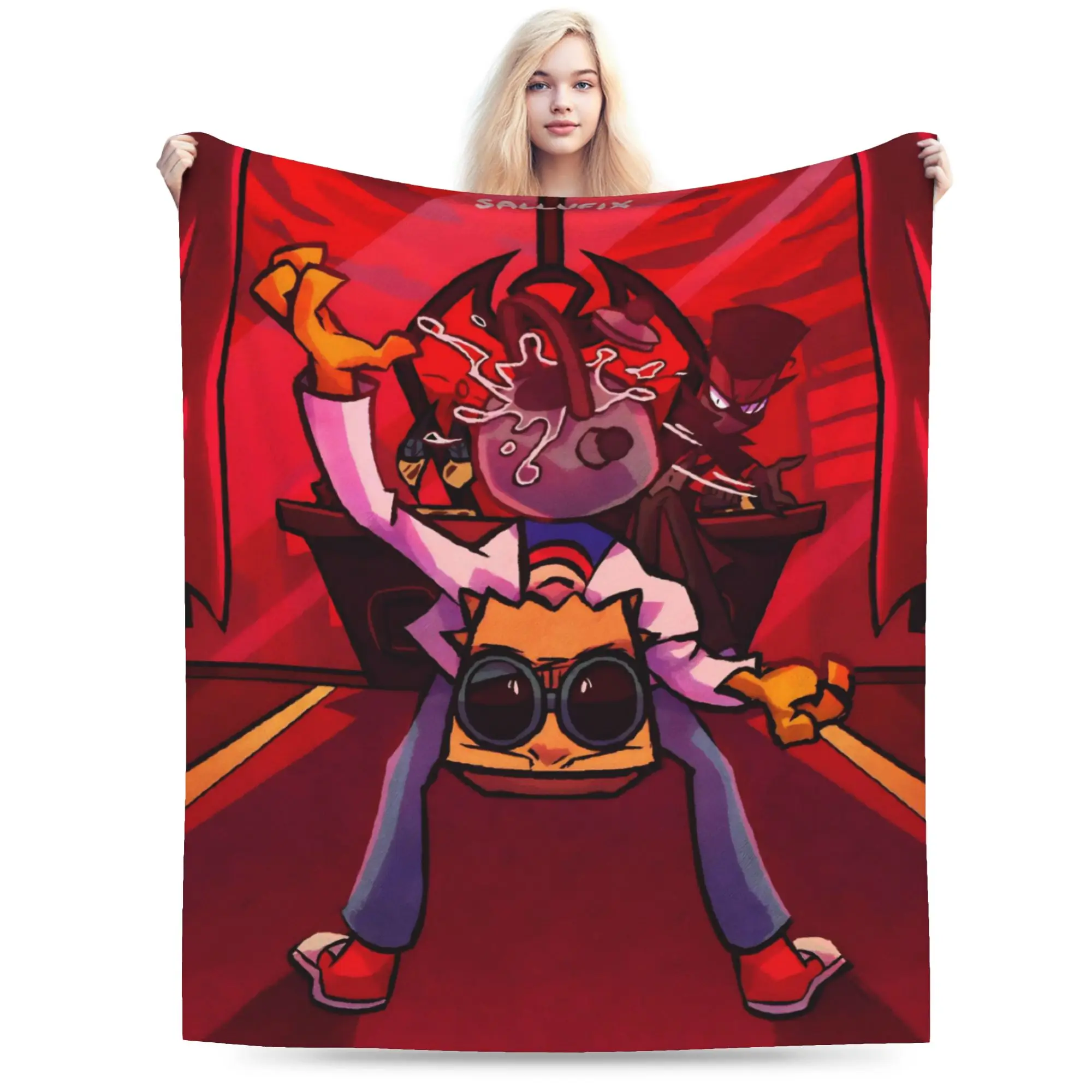 Y2K Villainous Comdy Blanket Super Soft Fleece  Comfortable Throw Blanket Machine Washable