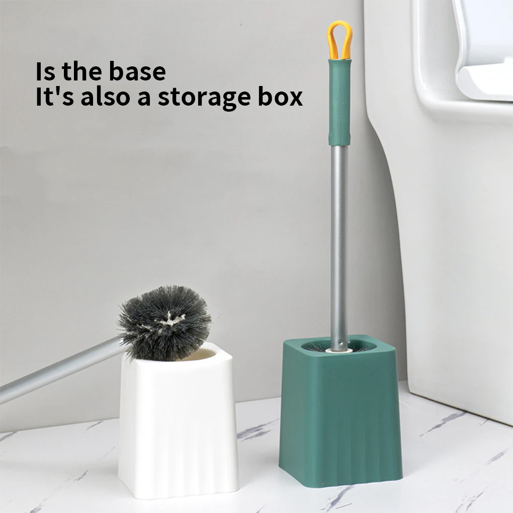Toilet Cleaning Brush Water Stain Washing Brushes with Holder Bathroom