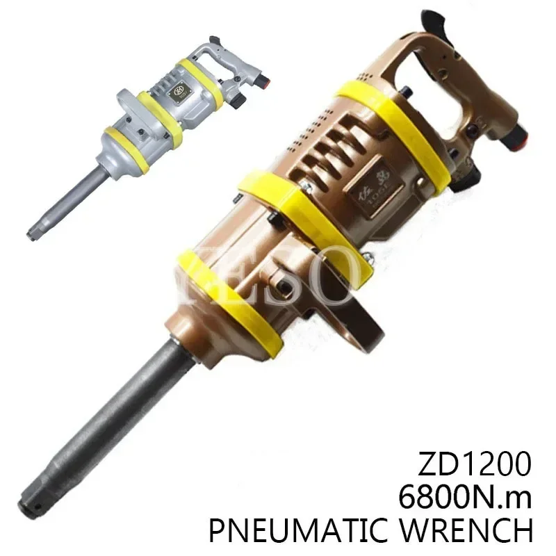 

ZD1200 Pneumatic Impact Wrench Auto Repair Tool High Torque 6800N.m Industrial Thread Disassembly Pneumatic Impact Wrench Tool