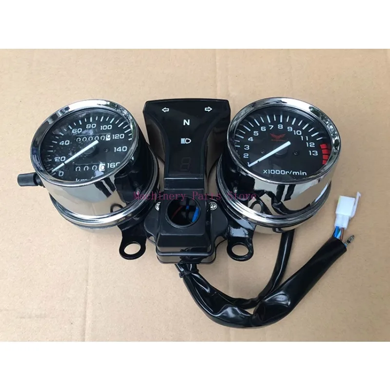 For Honda Jialing CM125  SDH125 125cc 1/2 Cables Tacho Speed Meter Clock Assembly  Motorcycle Instruent Tachometer Speedometer