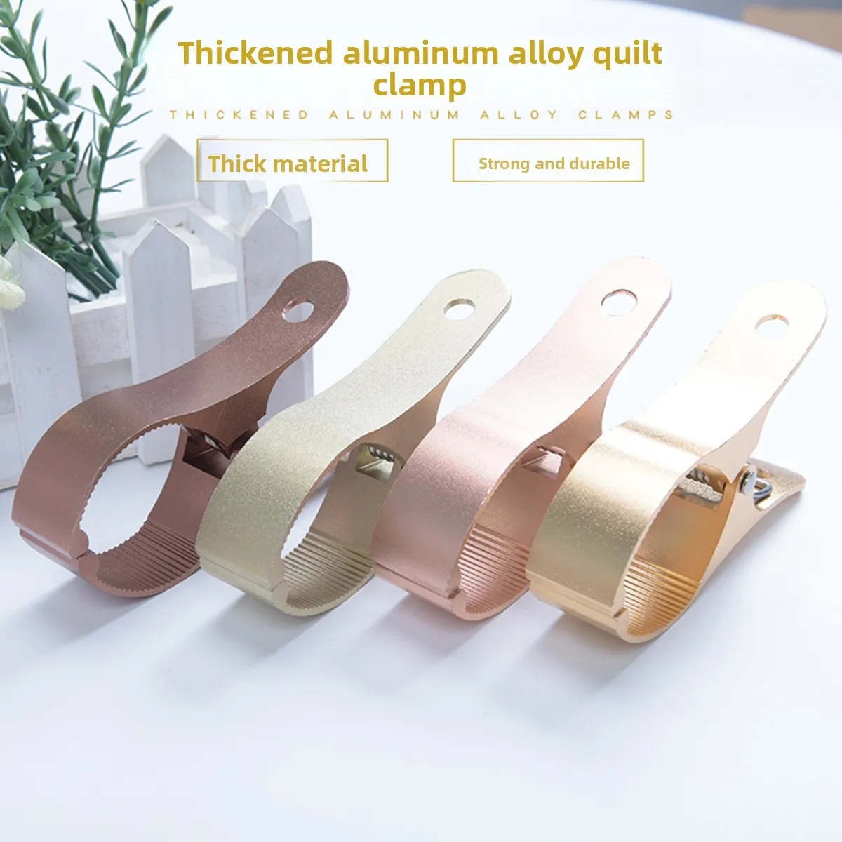 

Windproof Clip Aluminum Alloy Metal Clothing Clip, Large Size Sun Blanket Clip, Cup Holder