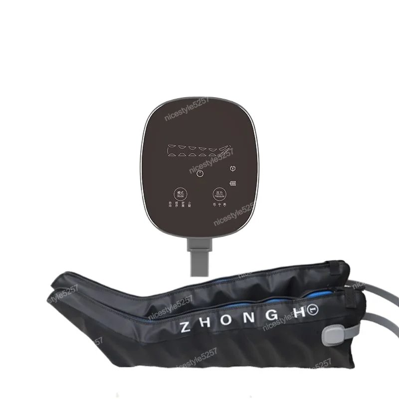 

Air wave massager, leg massager, 6-chamber double lower limb pneumatic pinching massage, varicose veins for the elderly