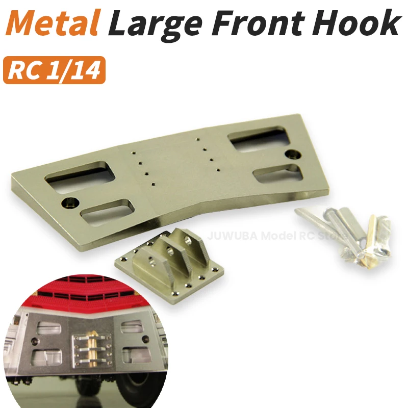 

Металлические детали переднего крючка для радиоуправляемого самосвала Tamiya 1/14 BENZ 1851 ACTROS AROCS 3363, модель автомобиля, обновление «сделай сам», аксессуары для радиоуправления, игрушки