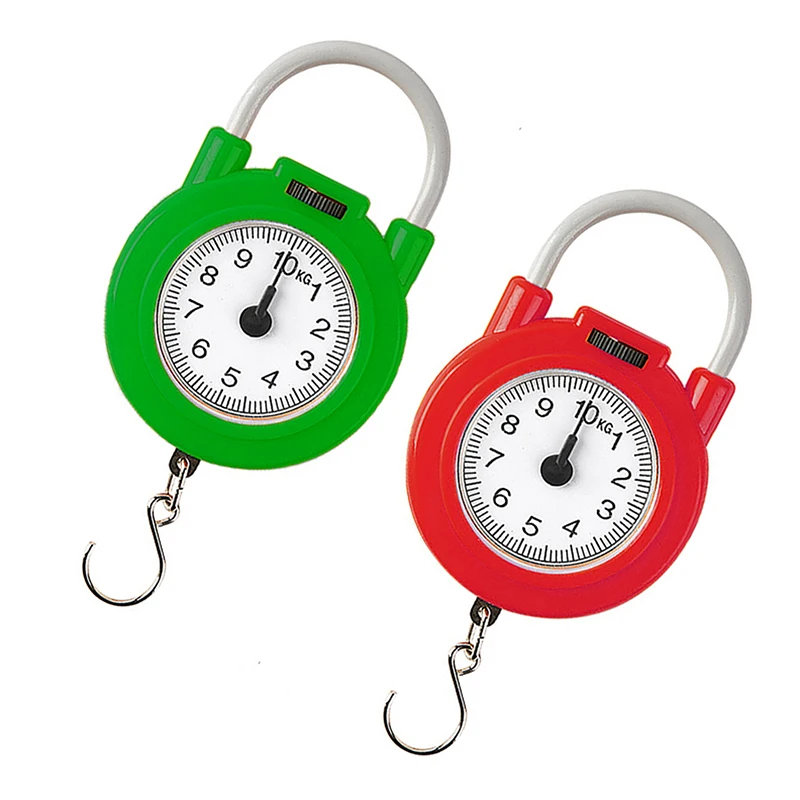 10kg Portable Hanging Mechanical Scale Fish Luggages Kitchen Scale Hanging High Precision Digital Hand Held Spring Scale