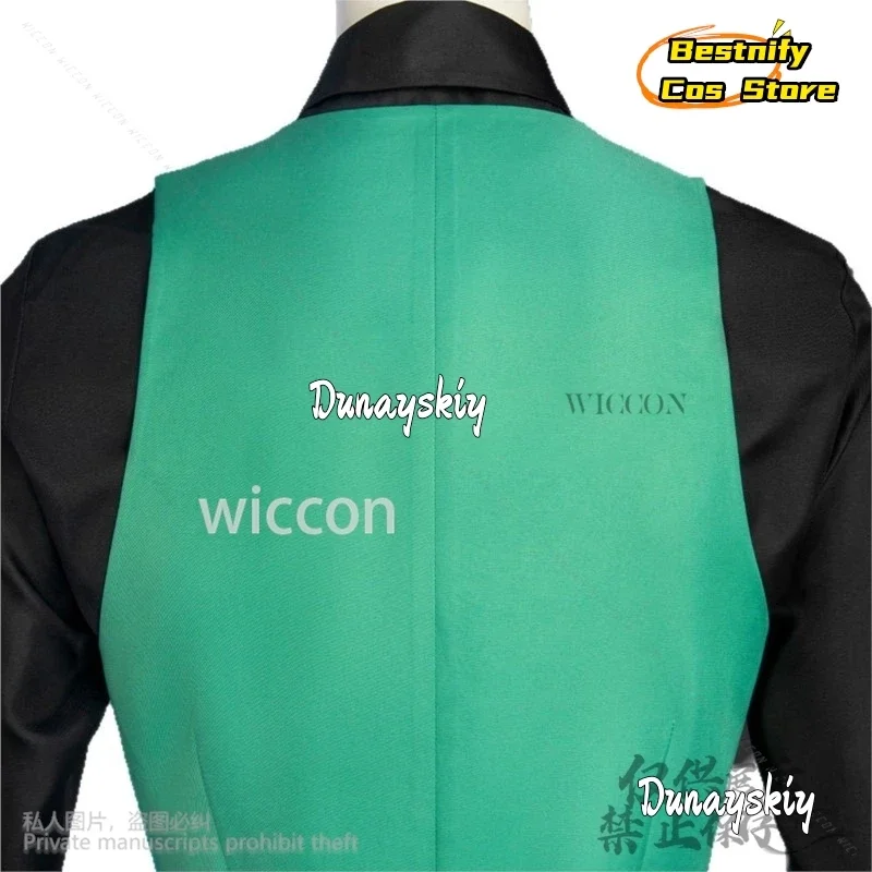 CosplayLEGENDS فروي مون تأثيري AZ أنيمي زي البرتقال شريط موضة الدعاوى سترة الأخضر ربطة القوس فيونكة طويلة الأبيض الباروكات هالوين الدعاوى