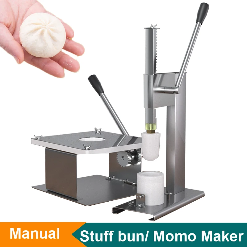 20-50g Hand Crank Steamed Bun Machine Stuffed Momo Maker Chinese Baozi Wrapper Making Machin  Steamed Stuffed Bun Maker