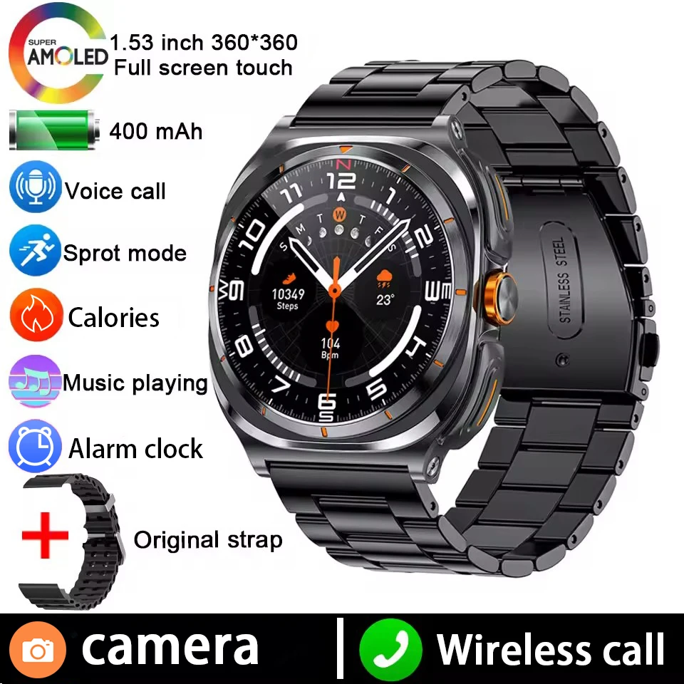

Bluetooth Call IP68 Waterproof 2025 New Upgraded 2-in-1 TWS Bluetooth Earphones Smart Watch For Men and Women Sports Smartwatch