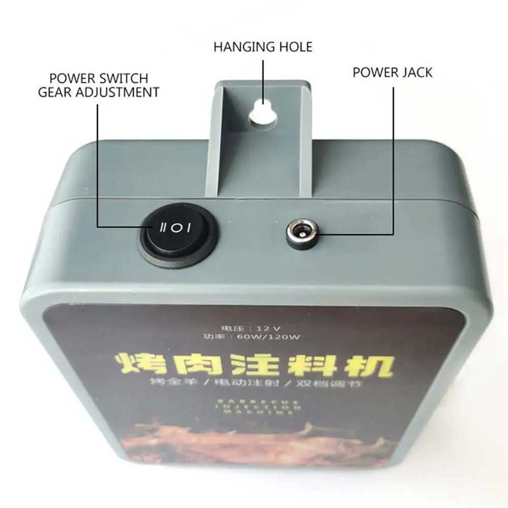 آلة حقن اللحوم الكهربائية ذات المحرك المزدوج آلة تغذية الضغط العالي