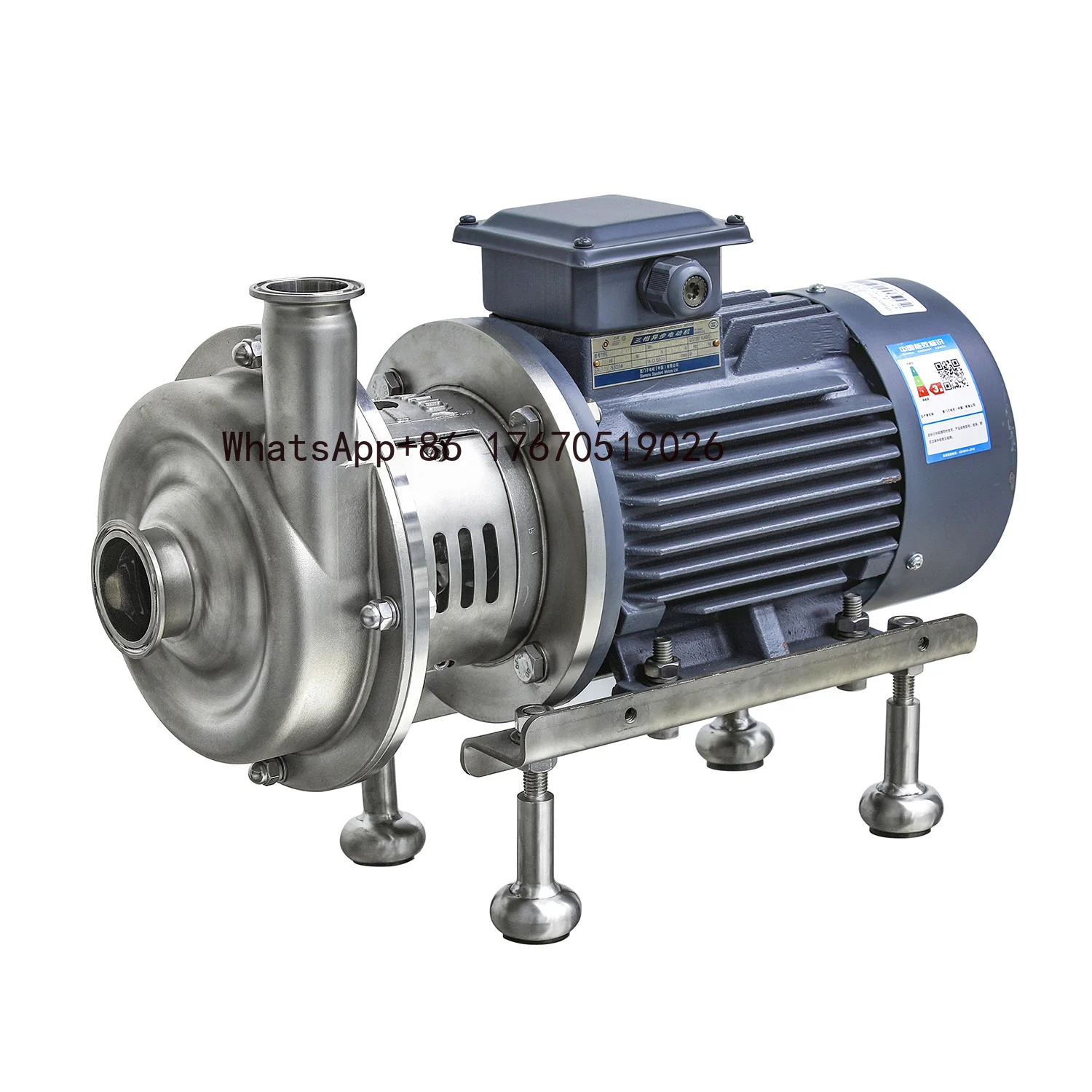 

High Purity Transporting Liquid Centrifugal Pump Hygienic Food Grade Water Beverage Centrifugal Pump