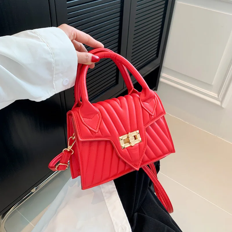 

Квадратная сумка с тиснением, кошелек на плечо с поворотным замком для женщин, сумка через плечо ярких цветов, повседневная сумка через плечо с верхней ручкой, модная сумка ​