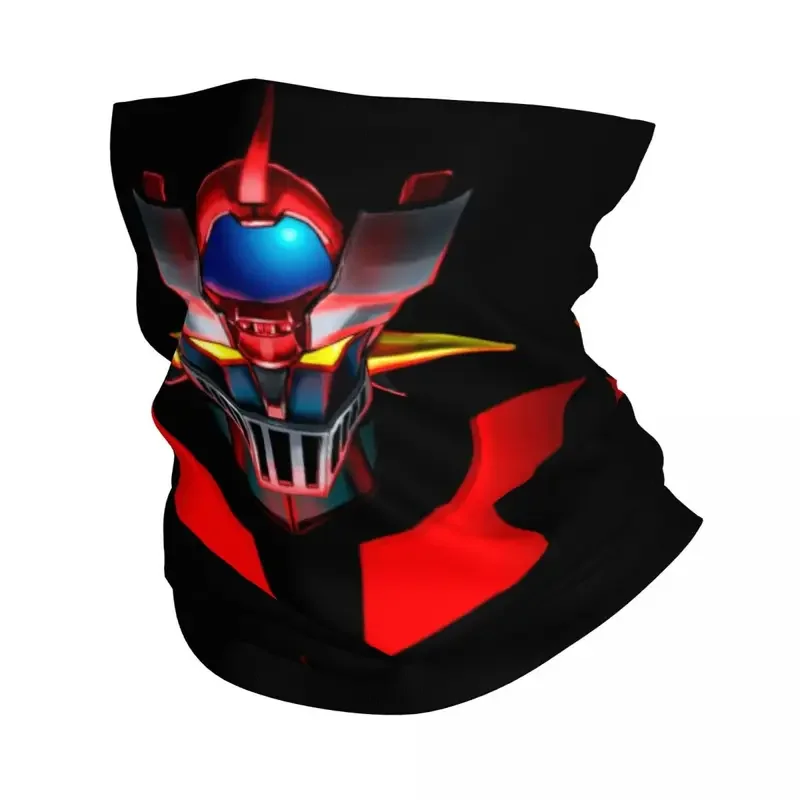 Mazinger Z Mad Robot Neck Gaiter Women Men Windproof Winter Grendizer Anime Manga Bandana Scarf for Cycling