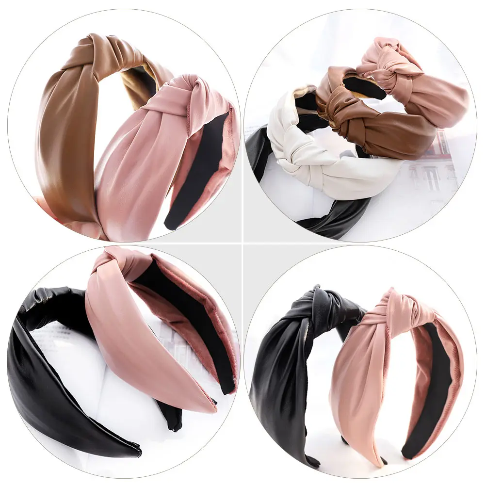

2 Pcs Makeup Headband Hair Styling Accessories Pearl Female Spa Hairband Knotted Headbands for Women Bride