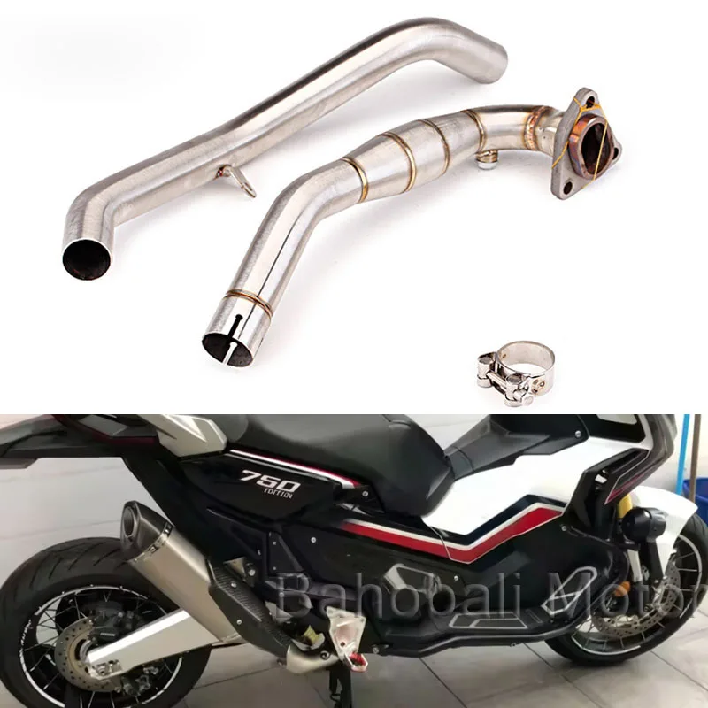 Collecteur d'échappement Slip-on pour moto X-ADV 750 X ADV750 XADV 750, système complet Espace Moto, tube de liaison avant pour connecter au silencieux d'origine