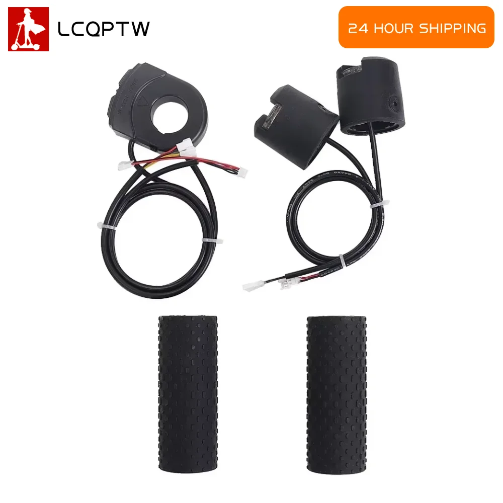 Kit Monorim ML01 con Puños Modificados, Luces Intermitentes para Xiaomi M365 Pro, Pro2, 1S y Ninebot Max G30, Manillar de 22mm