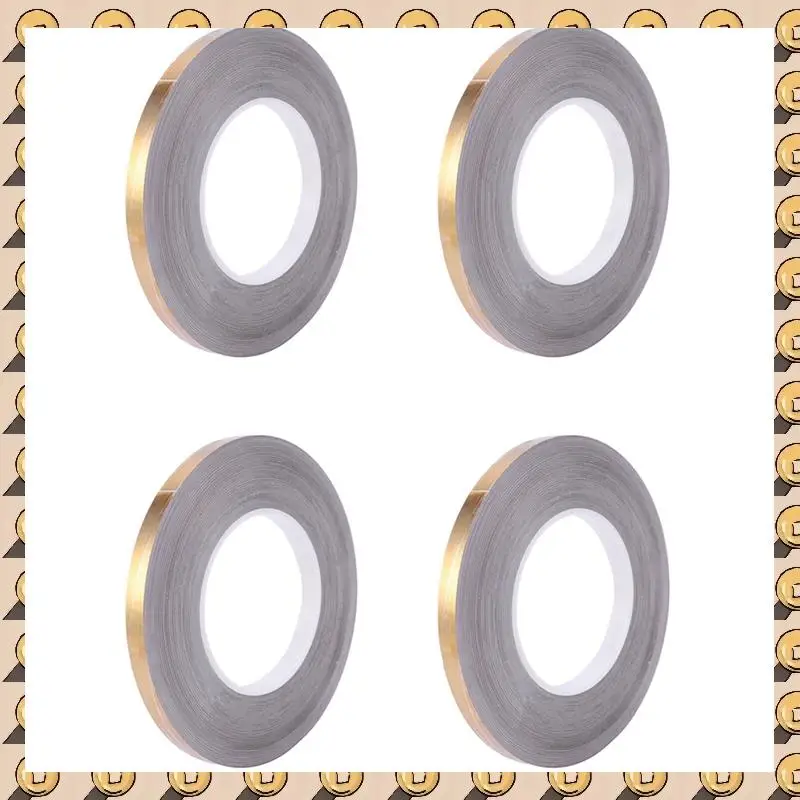 

A003 4Pc 50Meter Gold Self-Adhesive Stickers Waterproof Tile Wall Tile Space Sealing Tape Strip Joints Beauty Stickers Decals