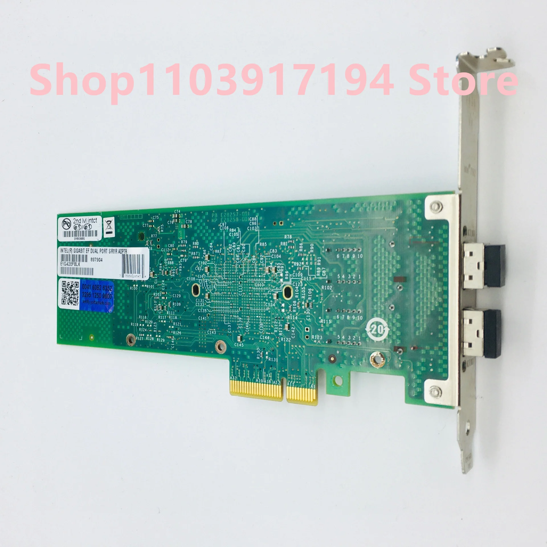 FOR Intel E1G42EF 82576 Intel E1G42EF 82576 twoport LC optical Network card E1G42EFBLKLC