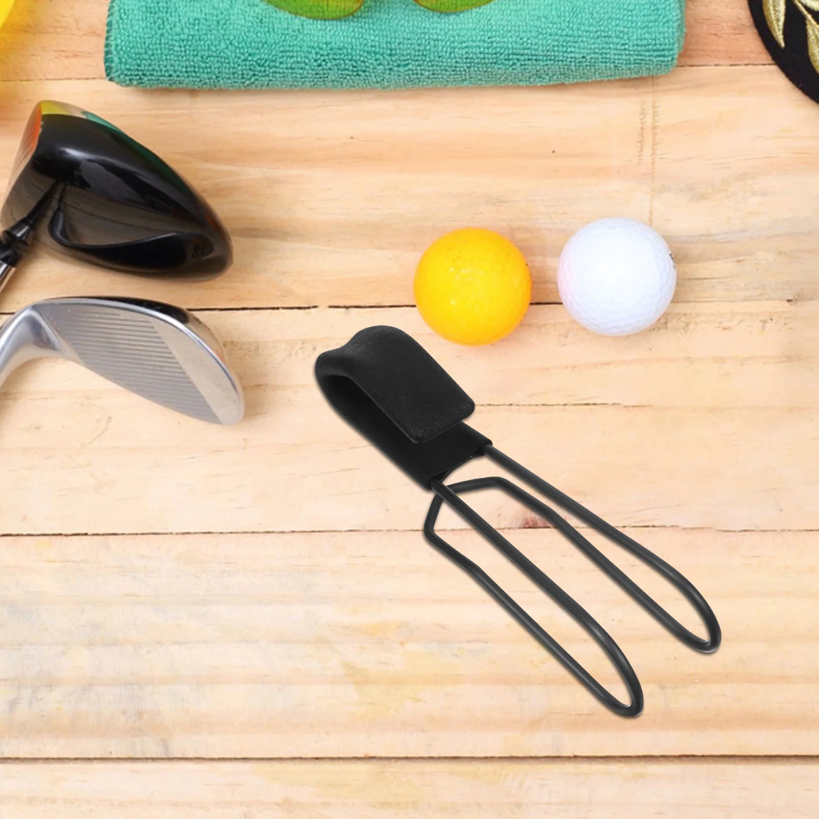 

Golf Ball Holder Durable Metal Portable Organizer for Uneven Surfaces Golf Accessories Men Women Bag Belt Clip