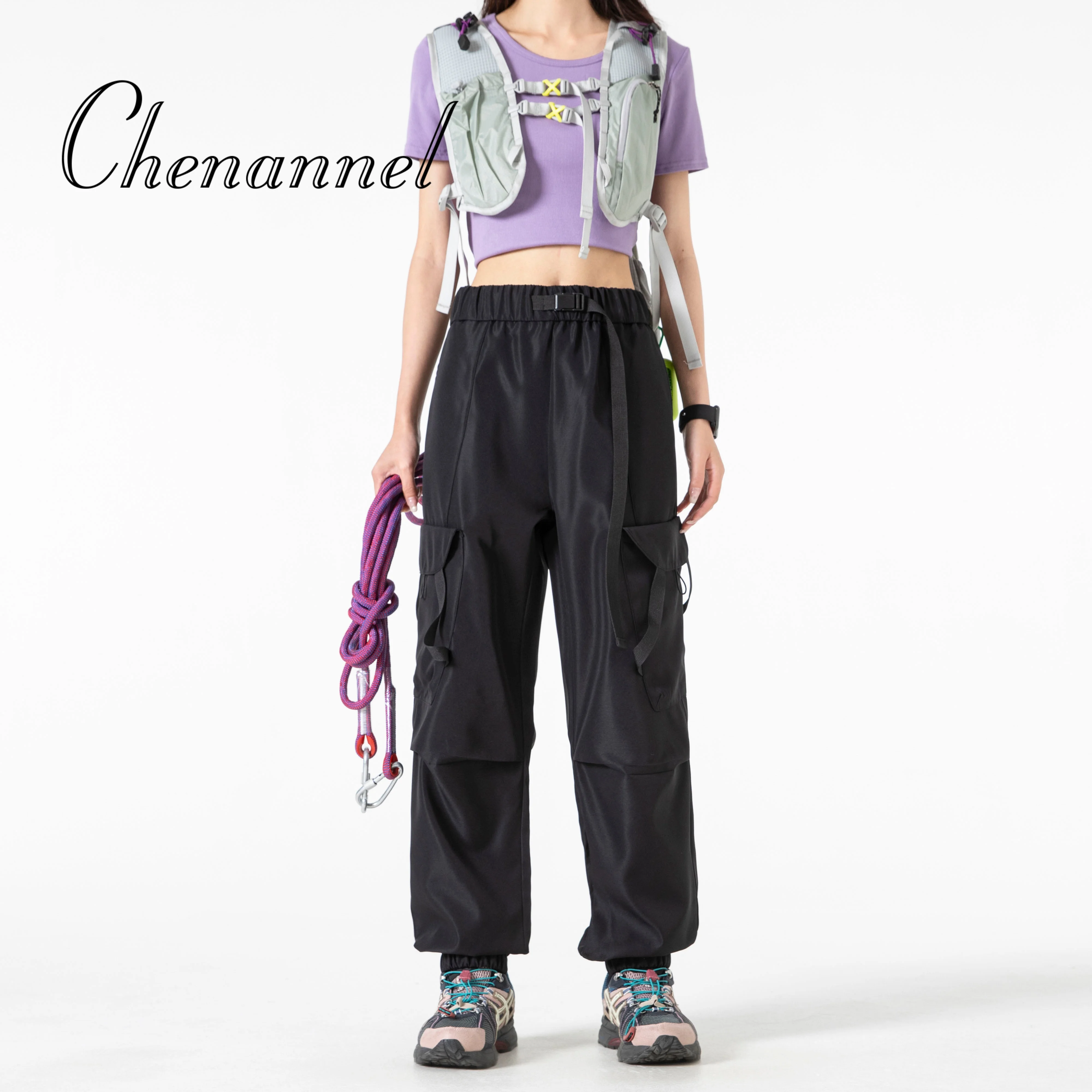 

Осенние уличные функциональные походные брюки, новые модные легкие и дышащие брюки свободного покроя унисекс