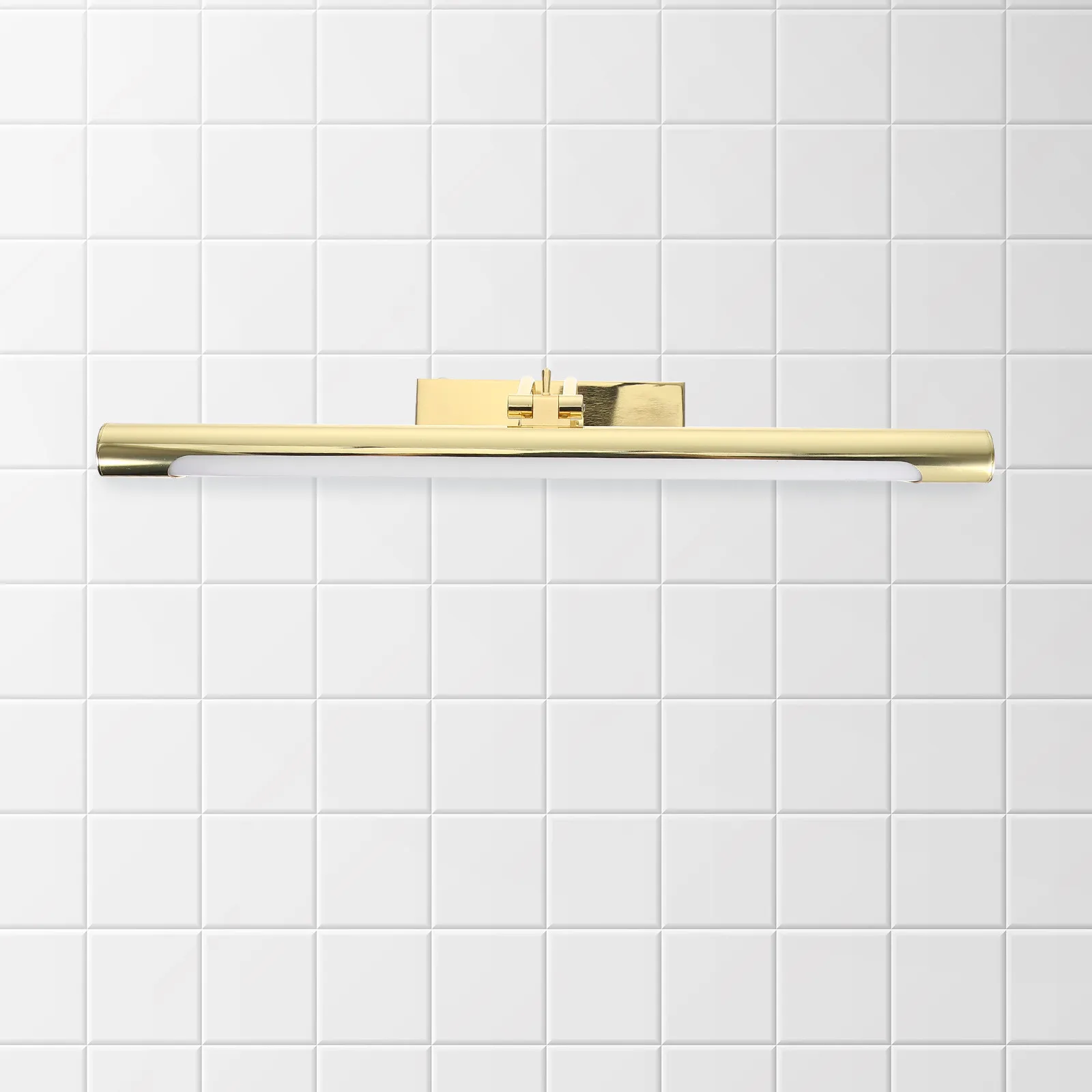 

40Cm 9W Golden White Light LED Mirror Wall Lamp Modern Style Easy Install for Bedroom Bathroom Living Room Driveway Decor