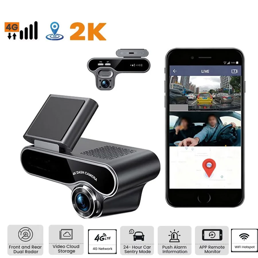 4G Lte Dash Cam Gps…