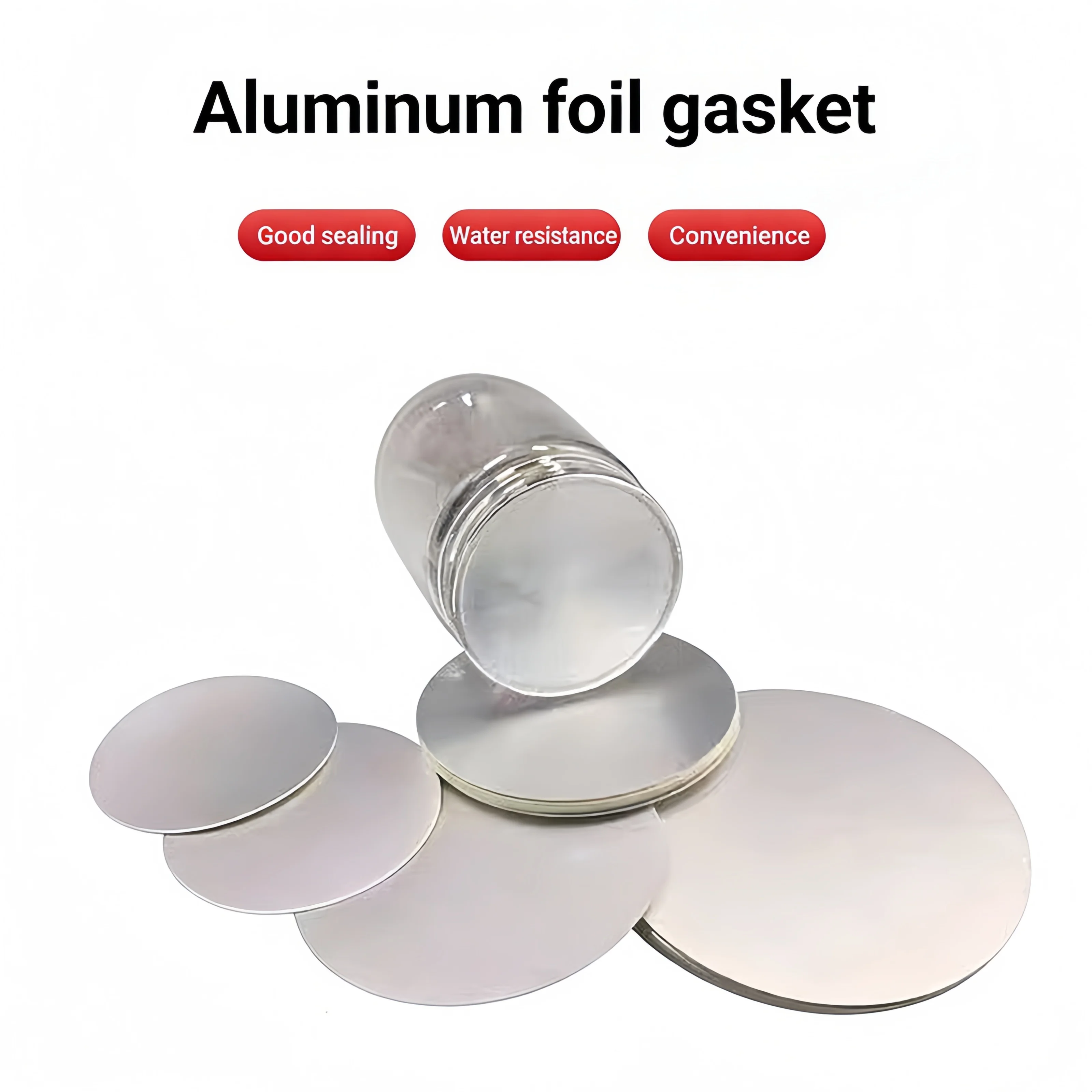 

Aluminum foil sealing gasket plastic bottle PE PET PP glass bottle sealing electromagnetic induction sealing film customization