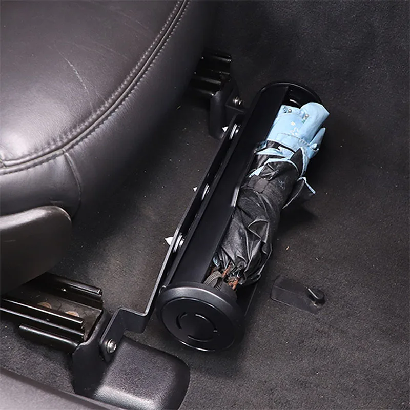 Aluminum alloy Car passenger seat fire extinguisher bracket umbrella storage tube For Chevrolet Corvette C6 2005-2013 - view 6