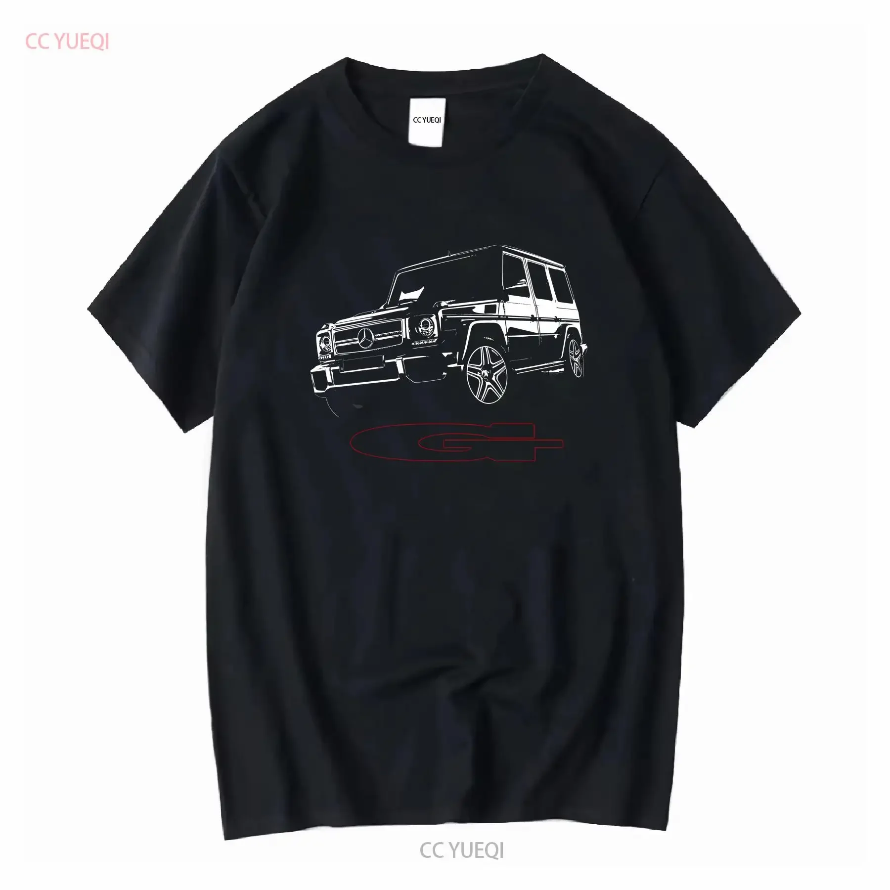 Luxuriöses SUV-T-Shirt für G-Klasse W463, lange oder kurze Ärmel, Vintage-Waschung für Herren, Grafik, weiches, leichtes Oberteil für den Alltag