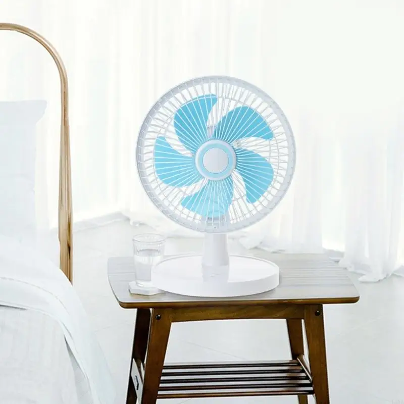 L9NA Mini Fan Table for Home Office Indoor Outdoor Camping Better Cooling 9inch