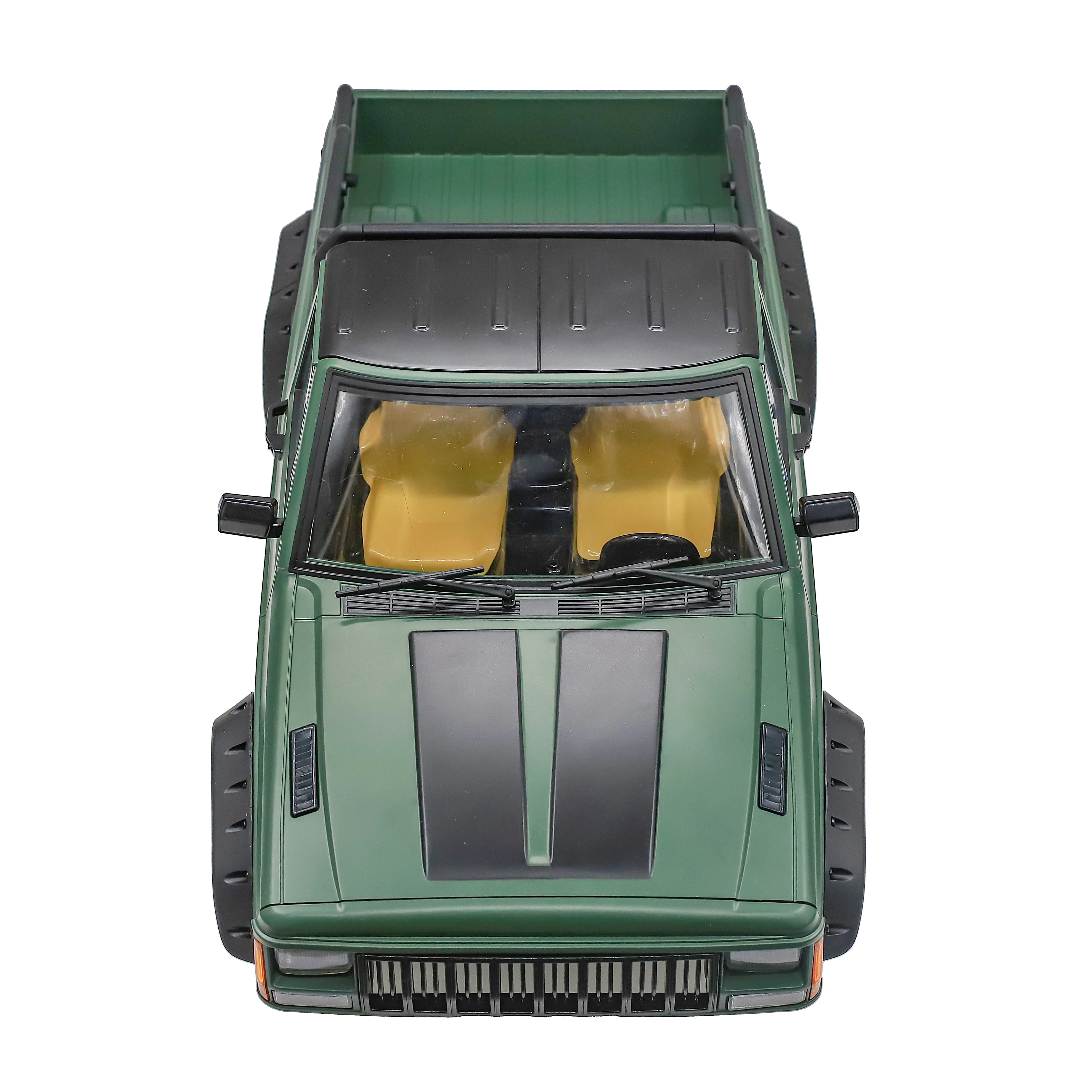 313 휠베이스 체로키 픽업 트럭 바디, 1/10 스케일 시뮬레이션 록 크롤러 하드 바디, 액시얼 SCX10 90046