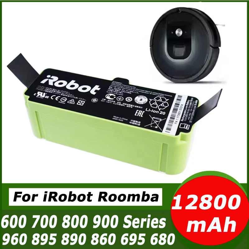 

Литий-ионный аккумулятор емкостью 6500 мАч для iRobot Roomba Cleaner 900 800 700 600 серии 960 980 981 965 895 605 692 690 681 675 890 891
