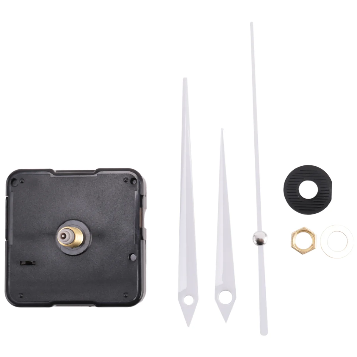 آلية ساعة عزم دوران عالية DIY، أقصى سمك القرص 3/ 10 بوصة، إجمالي طول العمود 4/5 بوصة (أبيض) TQ