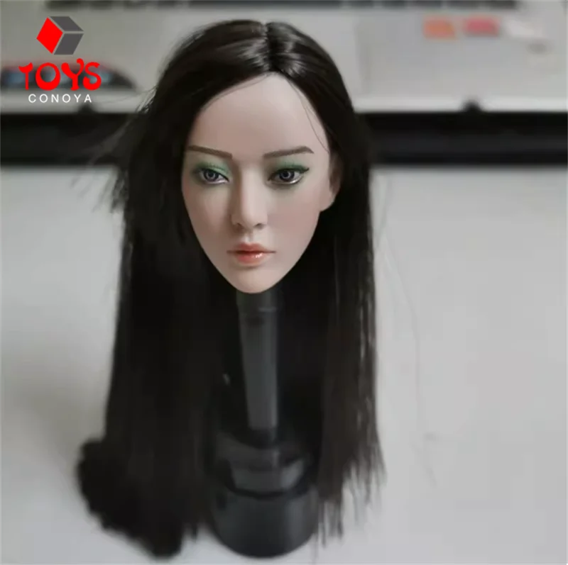 1/6 Scale SET036 SET044 Career Killer Head Sculpt PVC Head Carving Model Fit 12'' Female Soldier Action Figure Body Dolls