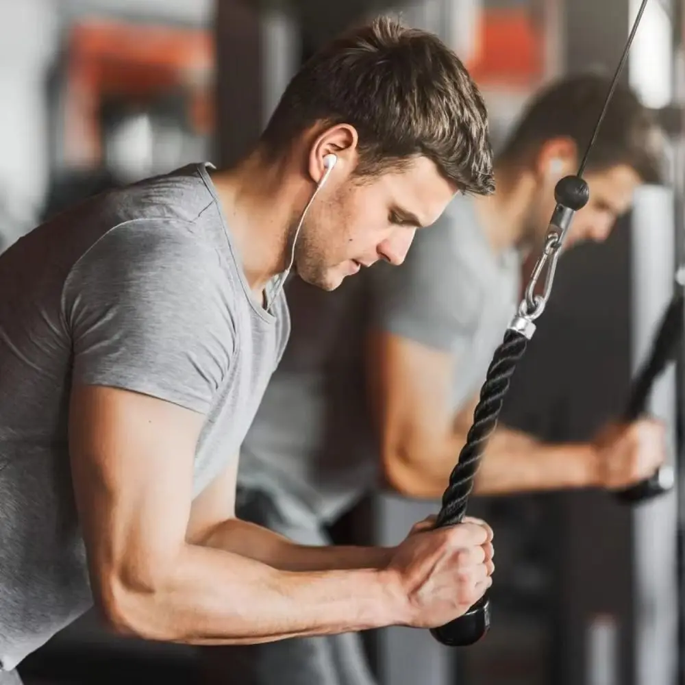 

Single Handle Fitness Pull Rope Triceps Bodybuilding Gantry Pull Rope Multifuntional Stable Gym Equipment Pull Rope Fitness