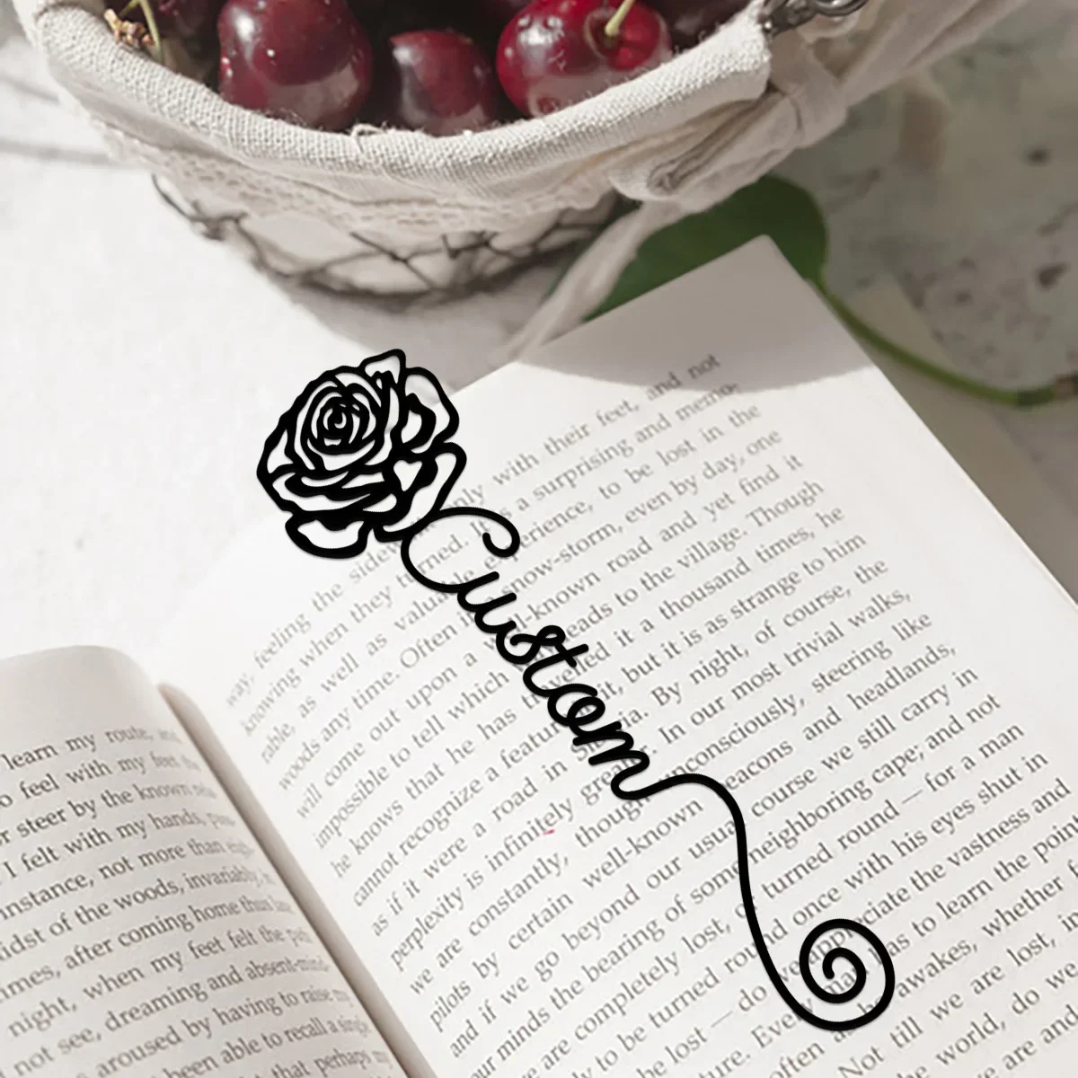 

Custom Personalized-Bookmark, Book Lover Gift, Flower Bookmark, Teacher Gift, Back To School Gift, Unique Bookmark, Flower Lover