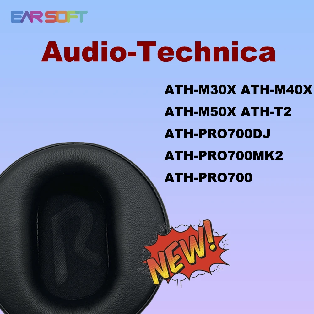 Almohadillas de Repuesto Earsoft para Auriculares Audio-Technica ATH-M30X ATH-M40X ATH-M50X ATH-T2 ATH-PRO700DJ ATH-PRO700MK2 ATH-PRO700