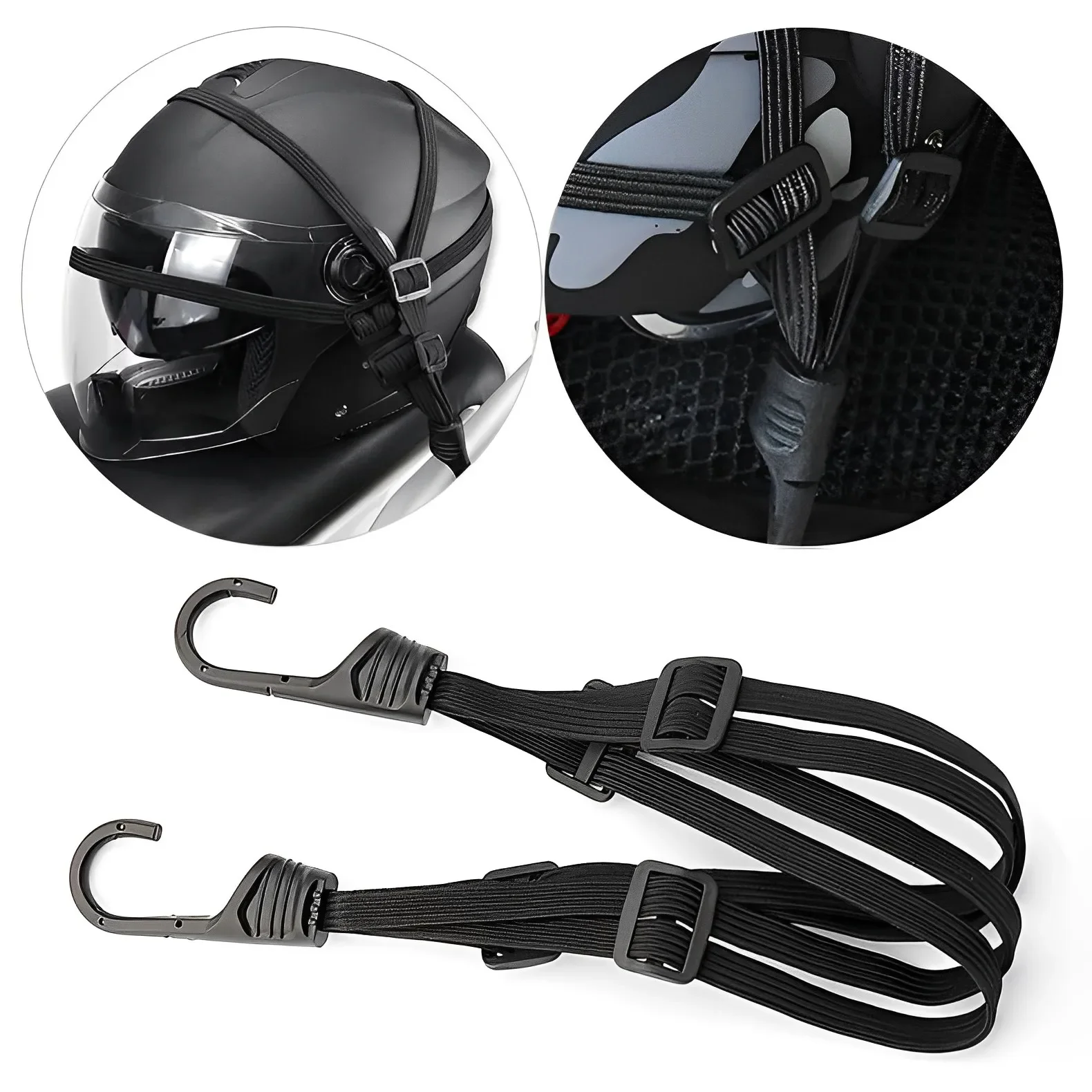 

Motorcycle Helmet Luggage Rope Shelf Binding Belt Retractable Elastic Binding Rope Elastic Fixing Rubber Band Moto Accessories