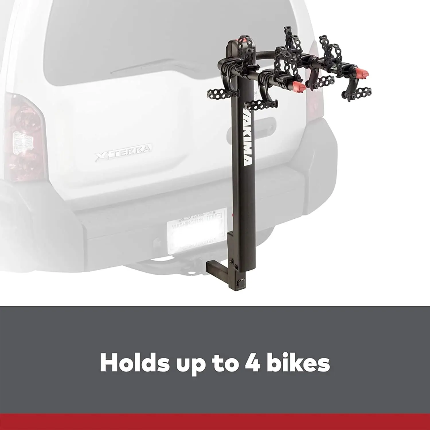 Tilting Hitch-Mounted Bike Rack for Cars, SUVs, Trucks and More, Fits 1.25” and 2” Hitches, Anti-Sway and Folding Arms