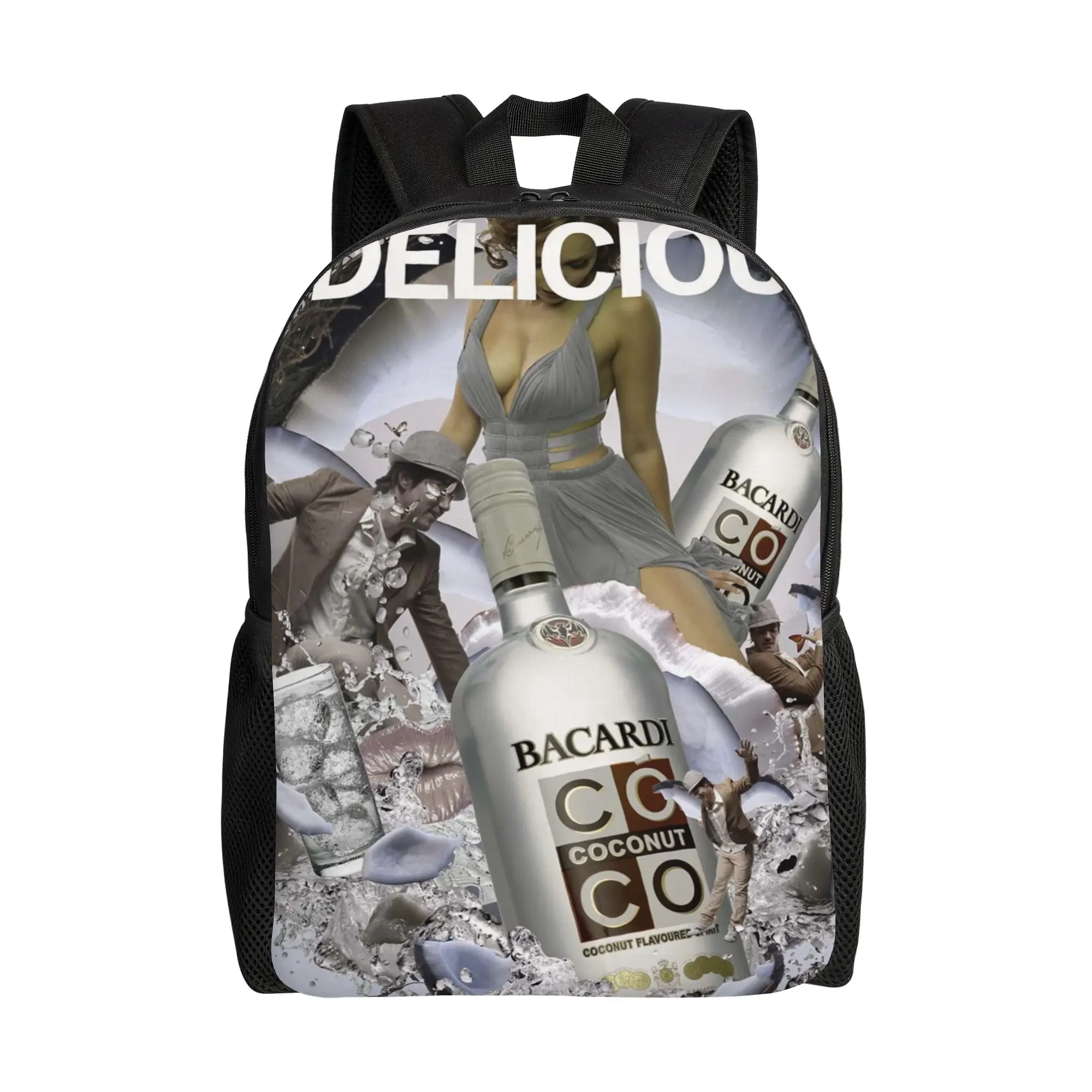 

bBacardi Coconut B Delicious bBacardi Schoolbag Модная женская сумка для ноутбука большой вместимости к началу учебного года