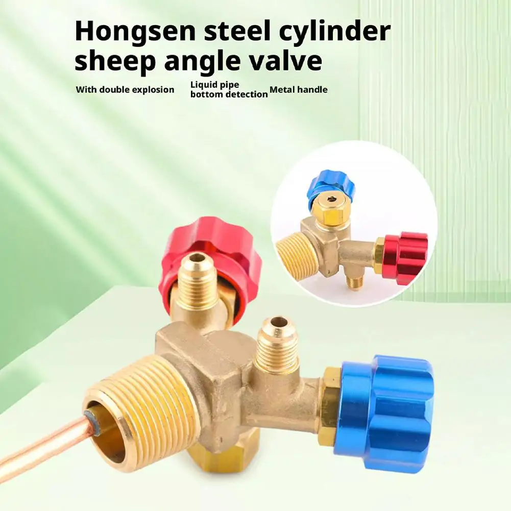 

Special Cylinder Valve For Refrigerant Recovery And Filling/high And Low Pressure Sheep Angle Valve U8R8