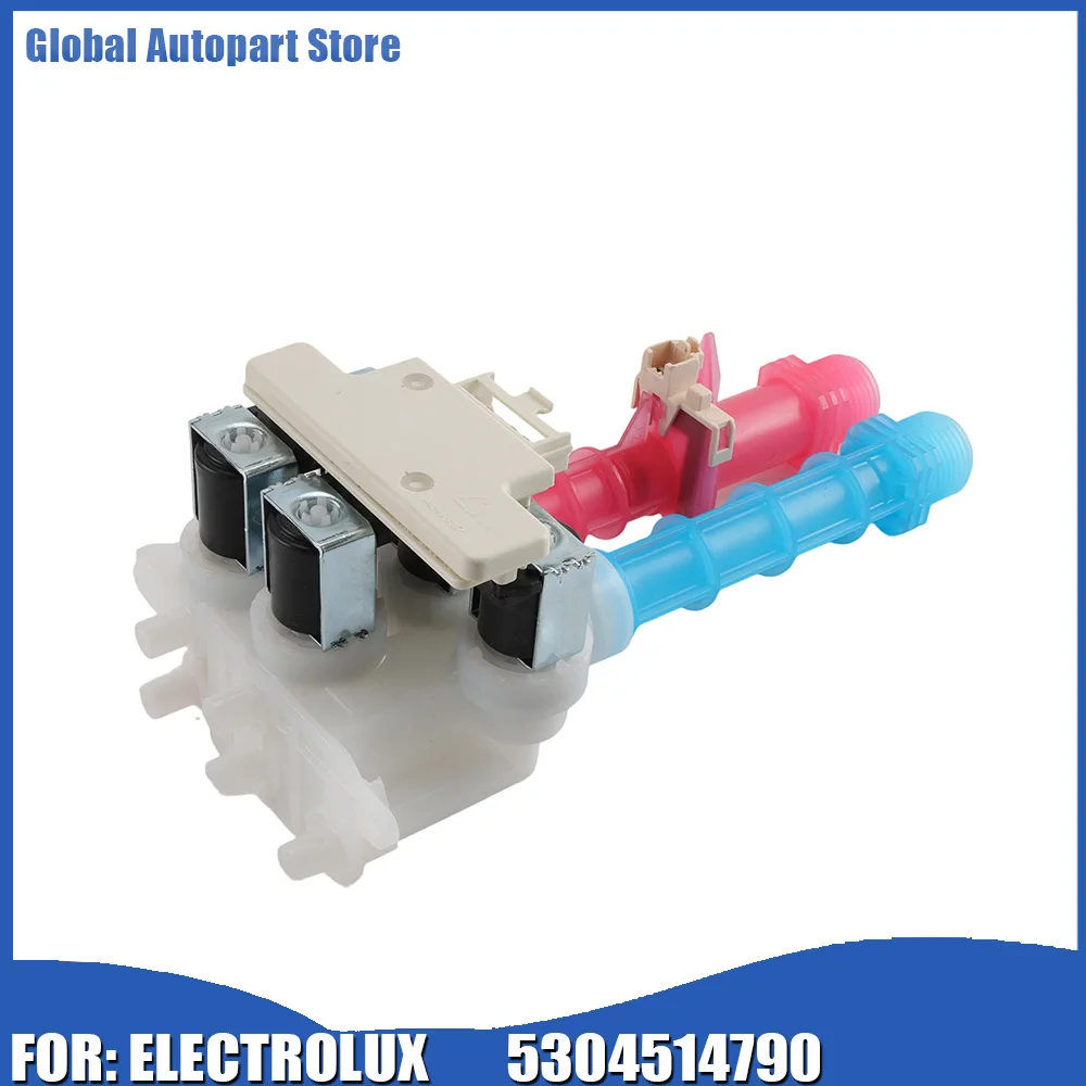 Válvula solenoide de entrada de agua de repuesto para Electrolux ELFW7637BWO, para Electrolux ELFW7637BTO 5304514790 5304522534