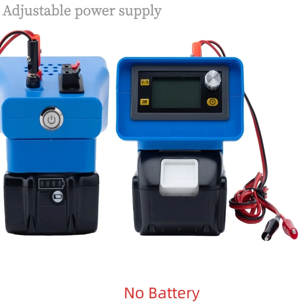 المحمولة باستخدام الحاسب الآلي قابل للتعديل إمدادات الطاقة تيار مستمر باك دفعة الجهد المنظم لماكيتا 18 فولت بطارية ليثيوم أيون لمشاريع DIY الإلكترونية