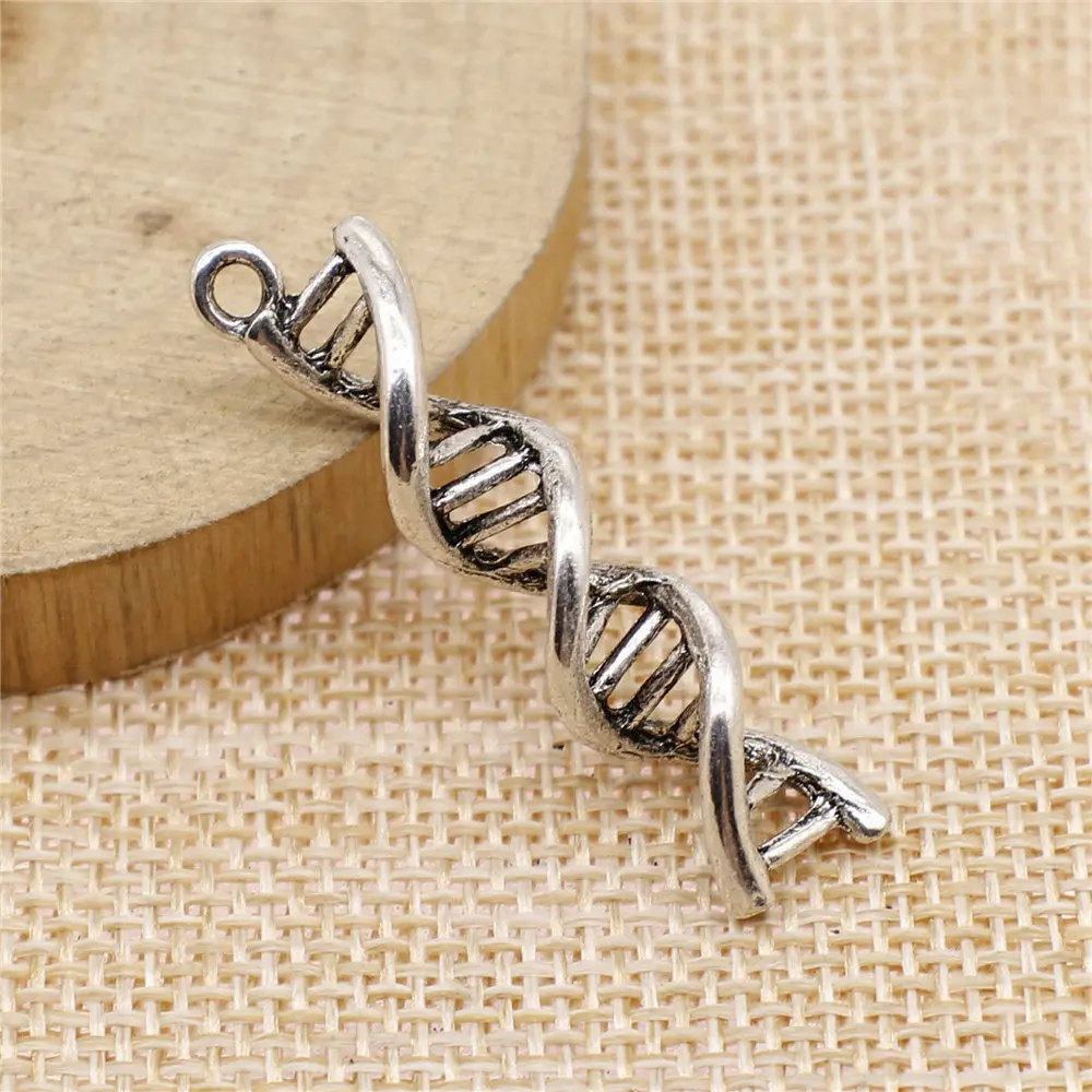 Phone Pendant Dna Charms Jewelry Making Supplies 9x41mm 4pcs