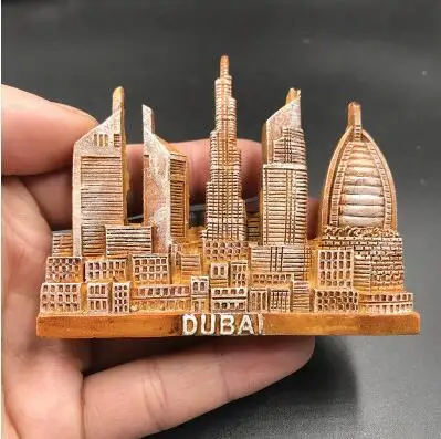 Magnete del frigorifero germania italia Dubai corea frigorifero magnetico decorazione adesivo souvenir souvenir per il turismo d\'oltremare