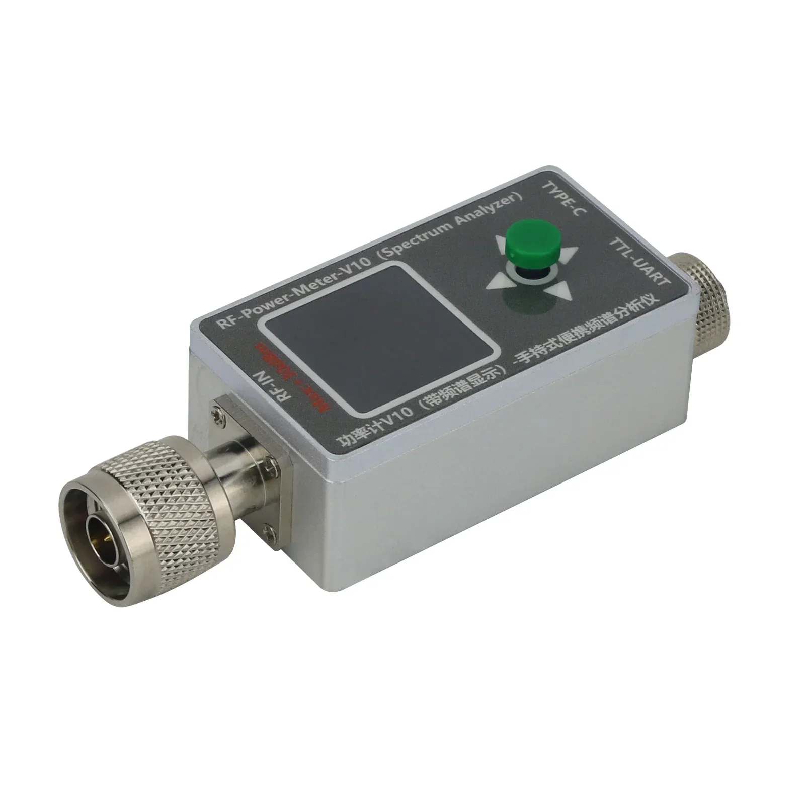 Hamgeek V10 RF-Power-Meter Handheld Spectrum Analyzer with Type-C Port -70 to +30dBm