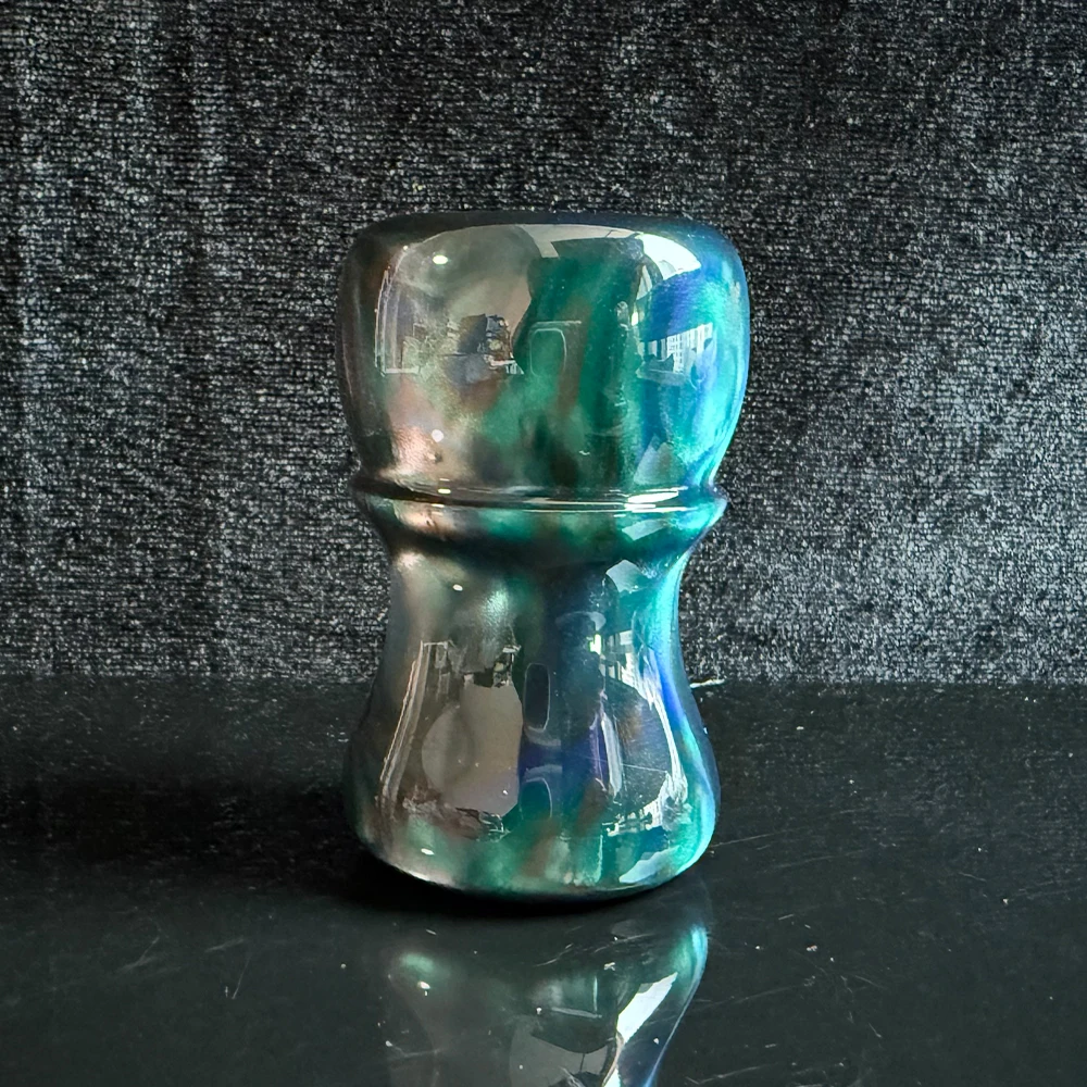 Boti Brush Handle-Rainbow Plume Handle Shaving Brush Handmade Men's Beard Brush