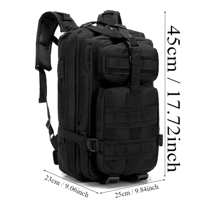 Outdoor Backpack Large 3 Day Rucksack Pack  Bug Out Bag Rucksack for Hiking Trekking Travel