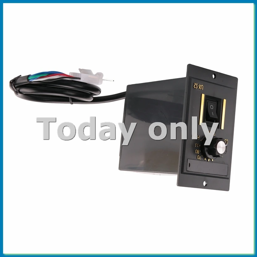 

Регулятор скорости двигателя переменного тока, 220 В, 50 Гц, 15-400 Вт, цифровой регулируемый бесступенчатый регулятор скорости двигателя 0-1450 об/мин-A25R